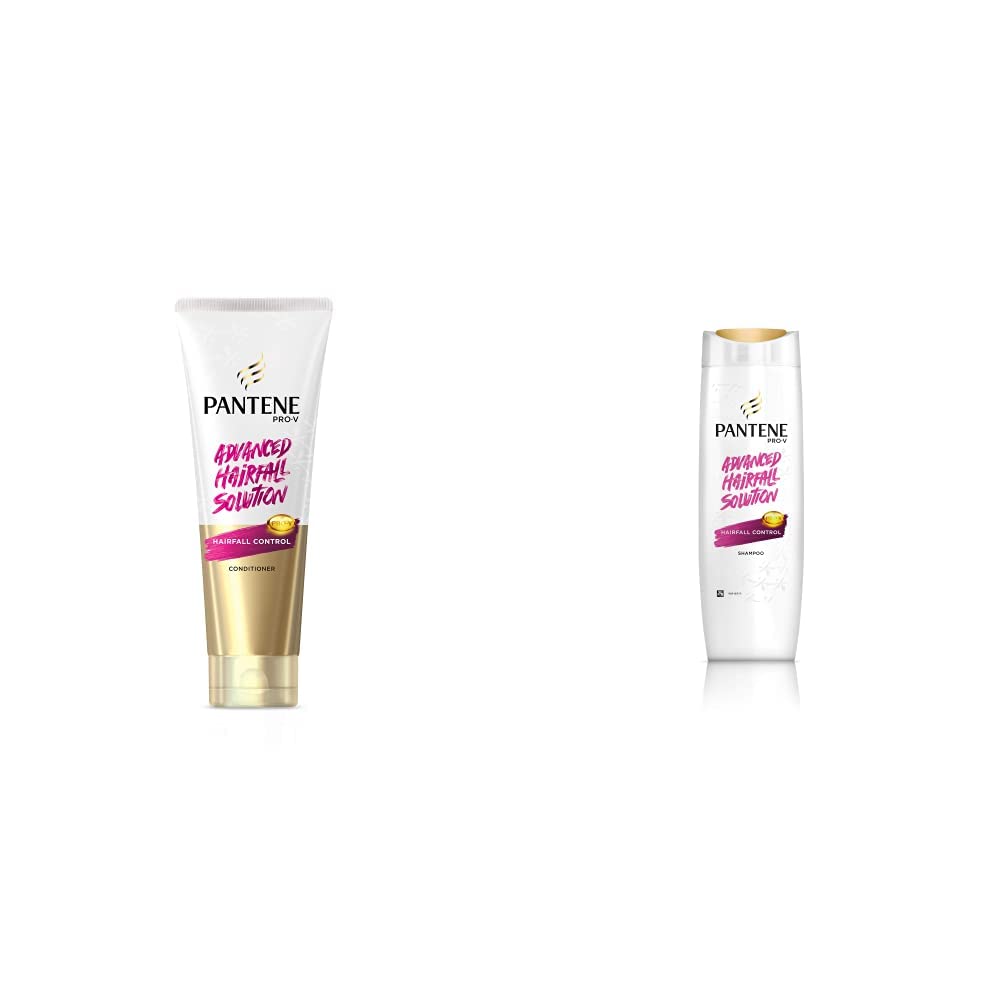 Pantene Advanced Hair Fall Solution Anti Hair Fall Shampoo, 180  ml & Pantene Advanced Hair Fall Solution Anti Hair Fall  Conditioner, 200 mL 357RS