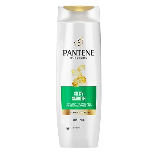 Pantene Advanced Hairfall Solution, Silky Smooth Care Shampoo,  Pack of 1, 340ML, Green  345rs