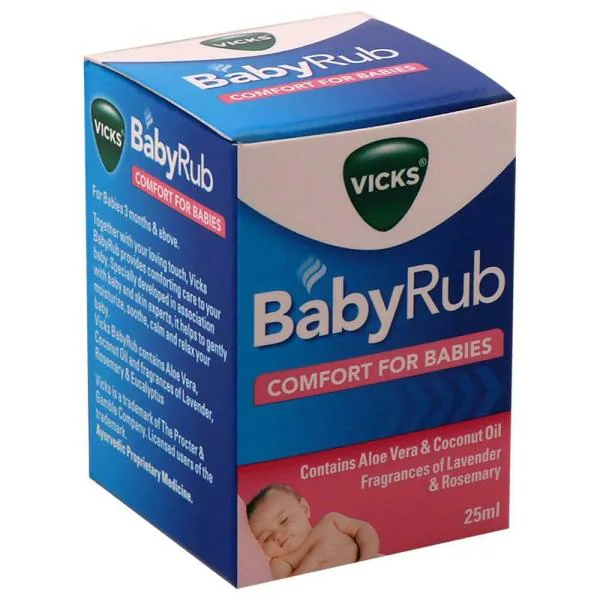 Vicks Baby Rub, 25ml Carton 125rs